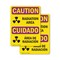 Signmission Radiation & Laser Sign, 10 in H x 7 in W, Plastic, Rectangle OS-2PACK-CR-P-710-L-10184 - alternate 1